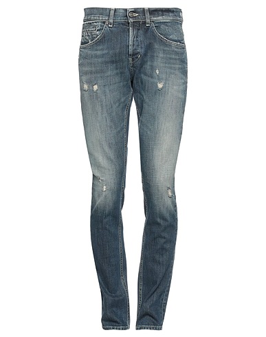 DONDUP Denim trousers Blue 98% Cotton, 2% Elastane