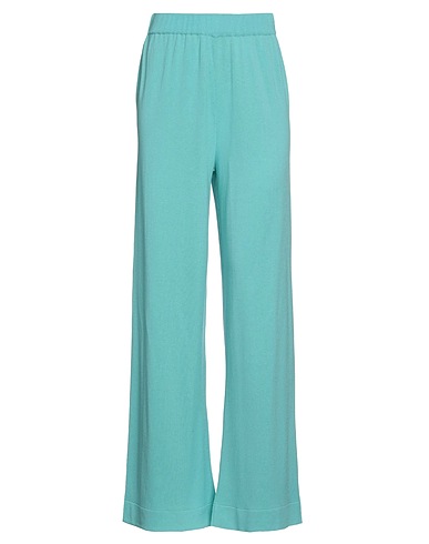CLIPS Casual trouser Turquoise 88% Viscose, 12% Polyester