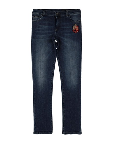 DOLCE&GABBANA Denim trousers Blue 98% Cotton, 2% Elastane, Polyester, Viscose