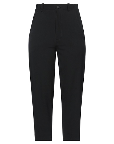 VIRNA DRÒ Casual trouser Black 53% Polyester, 43% Wool, 4% Elastane