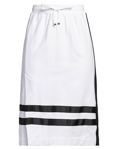 LIU •JO Midi skirt 95% Cotton, 5% Elastane