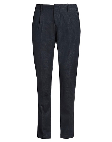MICHAEL COAL Casual trouser Navy blue 57% Cotton, 43% Polyester