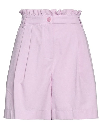 KATIA GIANNINI Shorts & Bermuda Lilac 50% Cotton, 50% Polyester