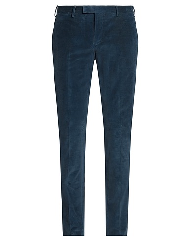 PT Torino Casual pants Navy 98% Cotton, 2% Elastane