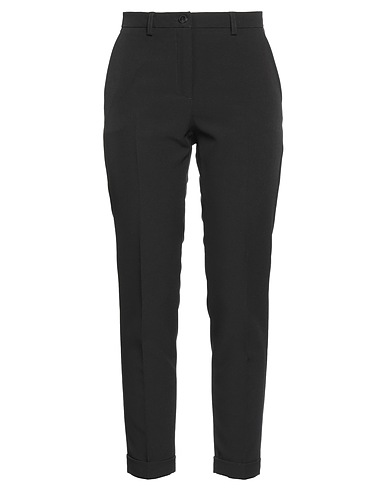 19.70 NINETEEN SEVENTY Casual trouser Black 90% Polyester, 10% Elastane