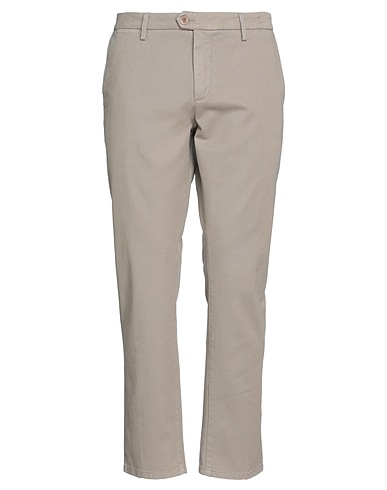 TELERIA ZED Casual trouser Khaki 98% Cotton, 2% Elastane
