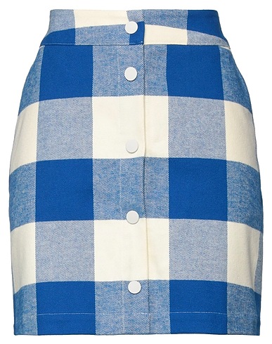 ROSÉ A POIS Mini skirt Bright blue 100% Cotton