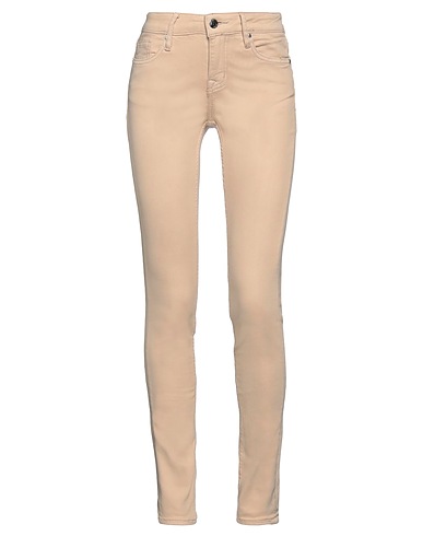 MET JEANS Denim trousers Sand 95% Cotton, 3% Polyester, 2% Elastane