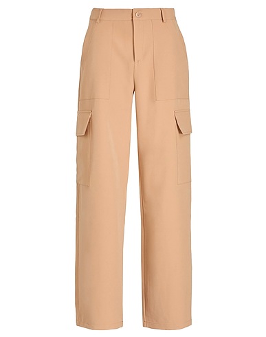 8 by YOOX Cargo LOOSE FIT CARGO PANTS
 Sabbia 90% Poliestere, 10% Elastan