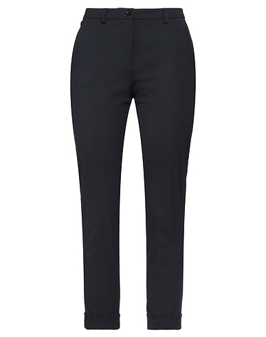 19.70 NINETEEN SEVENTY Casual trouser Midnight blue 63% Polyester, 33% Viscose, 4% Elastane