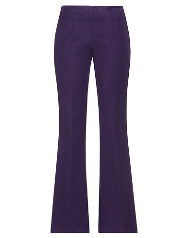DOUUOD Casual trouser Dark purple 97% Cotton, 3% Elastane