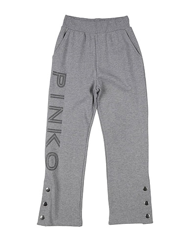 PINKO UP Casual trouser Light grey 100% Cotton