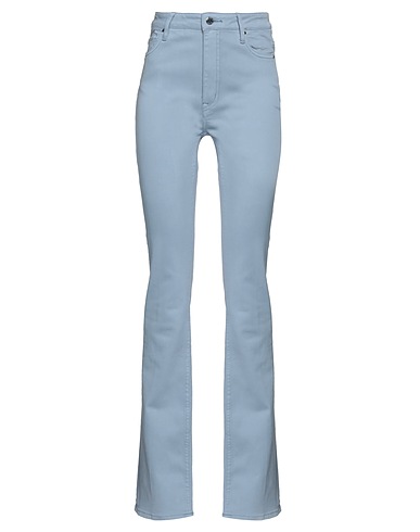 MET JEANS Casual pants Sky blue 95% Cotton, 3% Polyester, 2% Elastane