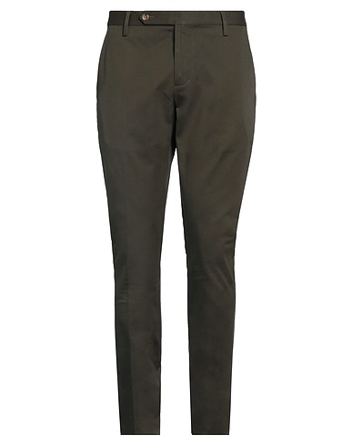 ENTRE AMIS Chinos Verde militare 98% Cotone, 2% Elastan