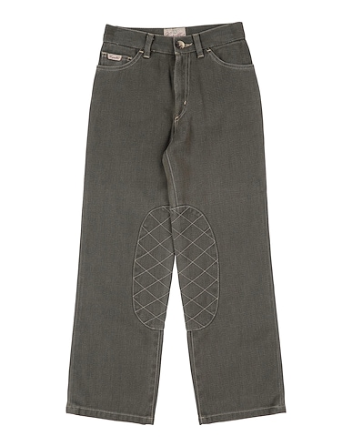 CAPALBIO Pantalones vaqueros Verde militar 90% Algodón, 10% Poliuretano