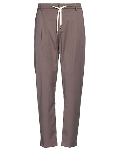 YAN SIMMON Casual pants Khaki 68% Polyester, 20% Viscose, 10% Wool, 2% Elastane