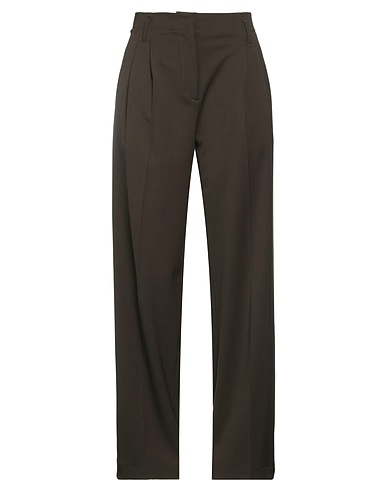 A.B. Casual trouser Dark green 53% Polyester, 43% Virgin Wool, 4% Elastane