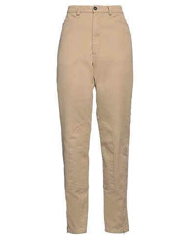 CAPALBIO Casual pants Beige 100% Cotton