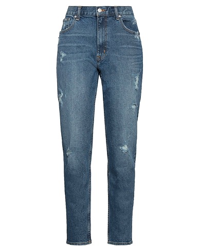 MET JEANS Denim pants Blue 99% Cotton, 1% Elastane