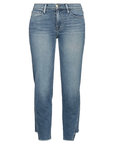 FRAME Skinny Jeans BLU 80% Cotton, 16% Modal, 3% T-400® fiber, 1% Elastane
