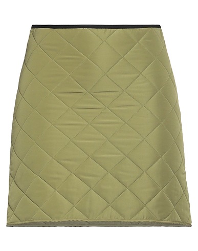 DOUUOD Mini skirt Military green 86% Polyester, 14% Polyacrylic