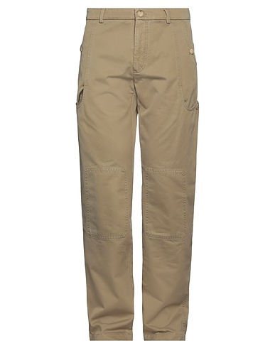 CAPALBIO Casual pants Sage green 100% Cotton