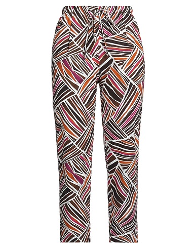 CARACTÈRE Casual trouser Brown 100% Cotton