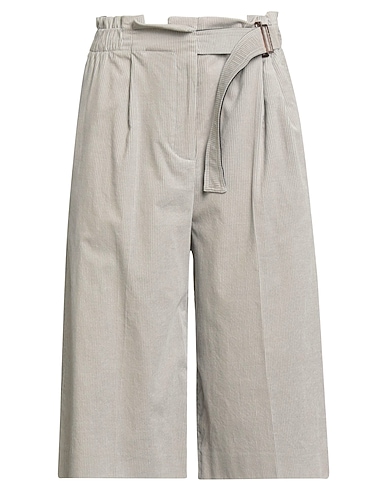 AGNONA Shorts et Bermudas Gris clair 100% Coton