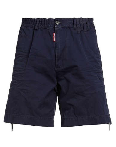 DSQUARED2 Shorts & Bermuda Navy 100% Cotton