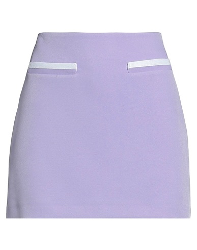 VICOLO Mini skirt Mauve 62% Acetate, 38% Viscose