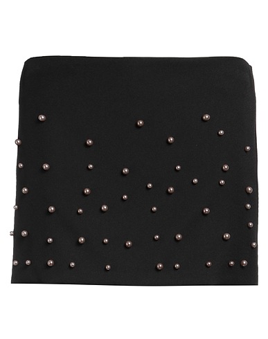 VICOLO Mini skirt Black 62% Acetate, 38% Viscose