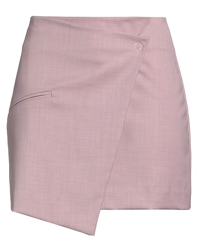 VICOLO Mini skirt Mauve 82% Polyester, 17% Viscose, 1% Elastane