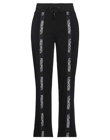 MR & MRS ITALY Casual pants Black 69% Viscose, 25% Polyamide, 6% Elastane