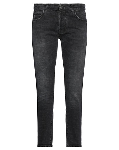 REIGN Denim trousers Black 98% Cotton, 2% Elastane