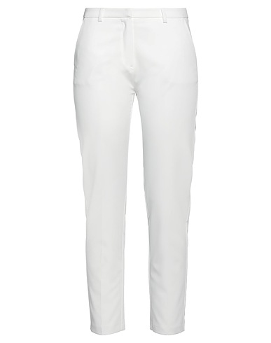 GOODMATCH Pantalone Bianco 75% Poliestere, 20% Viscosa, 5% Elastan