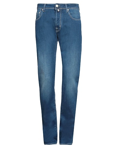 JACOB COHЁN Denim trousers Blue 95% Cotton, 4% Polyester, 1% Elastane