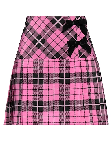 ALESSANDRA RICH Minigonna Fucsia 100% Seta