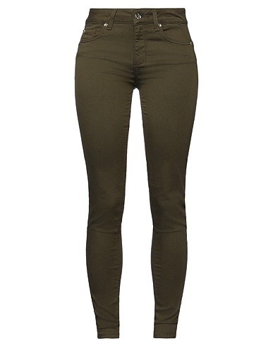 LIU •JO Casual pants Military green 66% Cotton, 30% Polyester, 4% Elastane