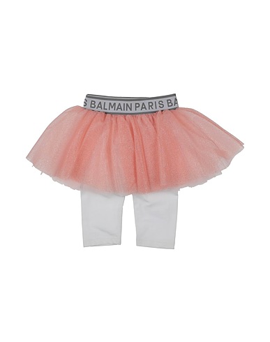 BALMAIN Leggings Salmon pink 100% Polyester, Cotton