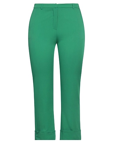 GOODMATCH Casual trouser Green 75% Polyester, 20% Viscose, 5% Elastane