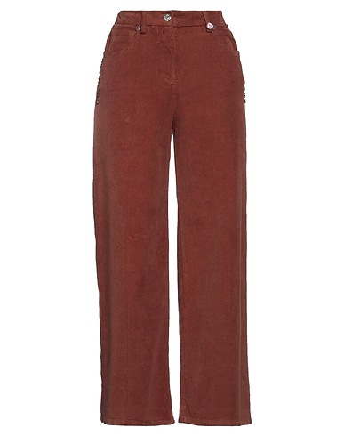 I LOVE MP Casual trouser Brown 98% Cotton, 2% Elastane