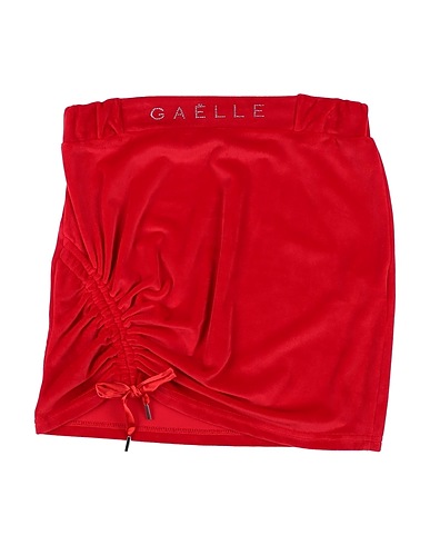 GAëLLE Paris Skirt Red 92% Polyester, 8% Elastane