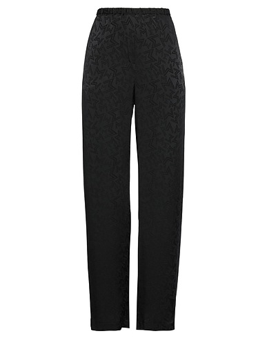 MSGM Pantalone Nero 78% Acetato, 22% Seta