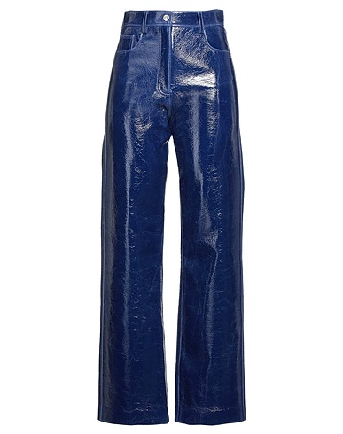 MSGM Casual pants Blue 80% Virgin Wool, 20% Polyamide