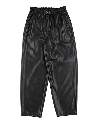 MONNALISA Pantalone Nero 97% Viscosa, 3% Elastan