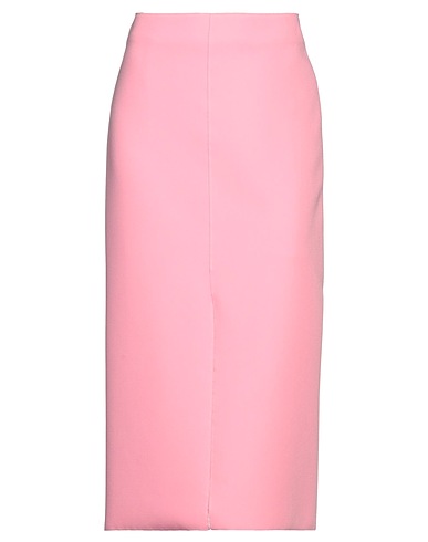 MSGM Midi skirt Pink 84% Polyester, 10% Viscose, 6% Elastane