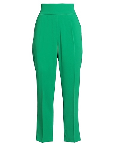 PINKO Pantalone Verde smeraldo 98% Poliestere, 2% Elastan