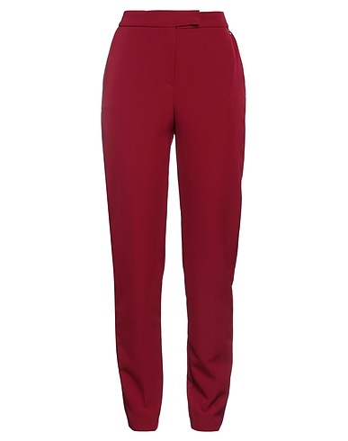 GATTINONI Casual pants Burgundy 88% Polyester, 12% Elastane