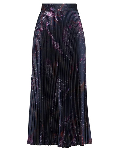 AGNONA Maxi Skirts Midnight blue 100% Polyester