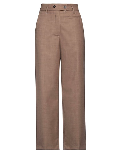 TELA Pantalone Cammello 53% Poliestere, 45% Lana Vergine, 2% Elastan